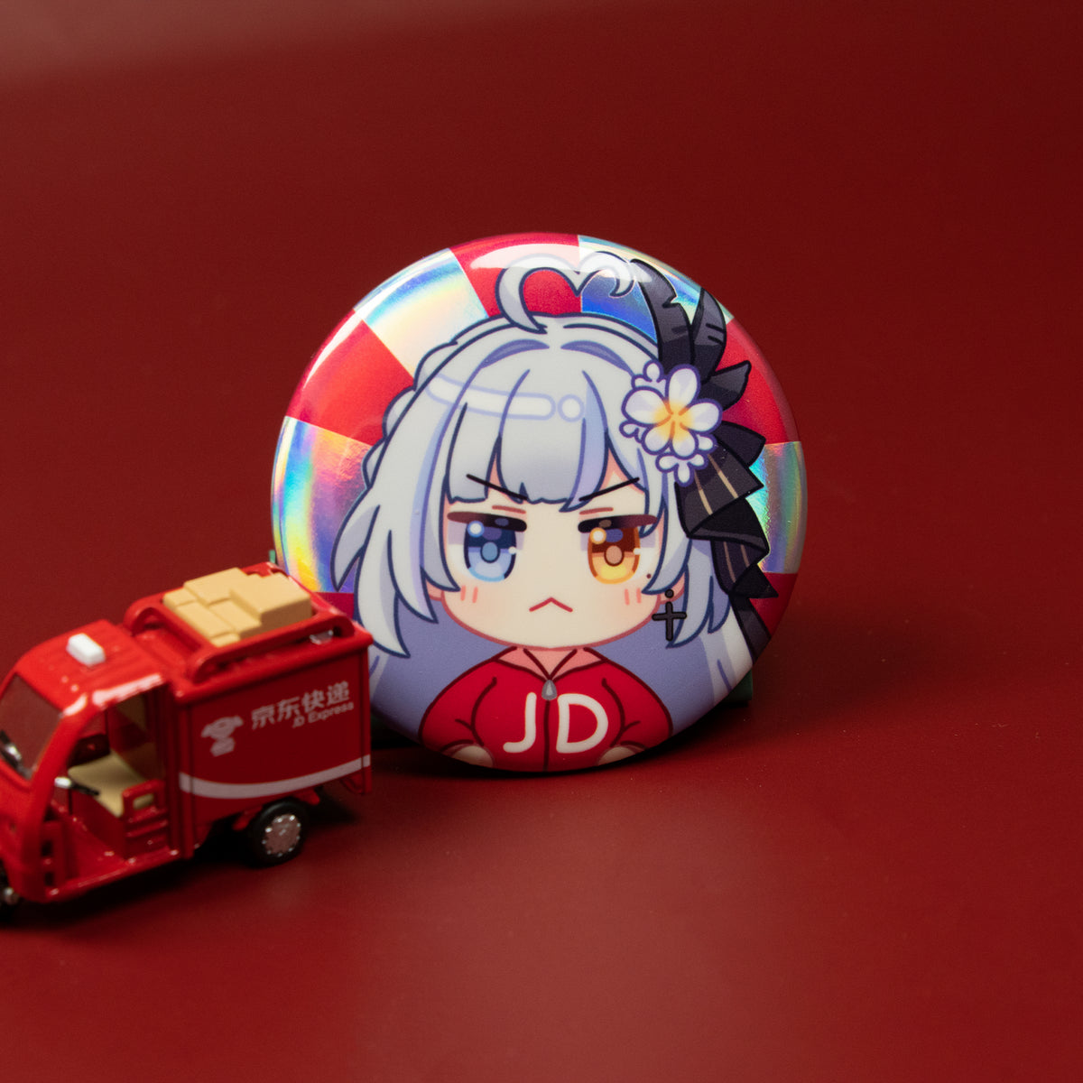 Milky Green Undead of the Night Badge - Delivery Pack
