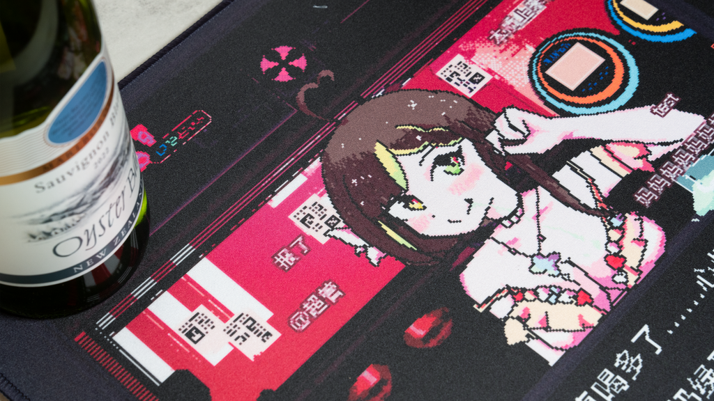 ミルキーグリーン VA-11 Hall-A マウスパッド (中)