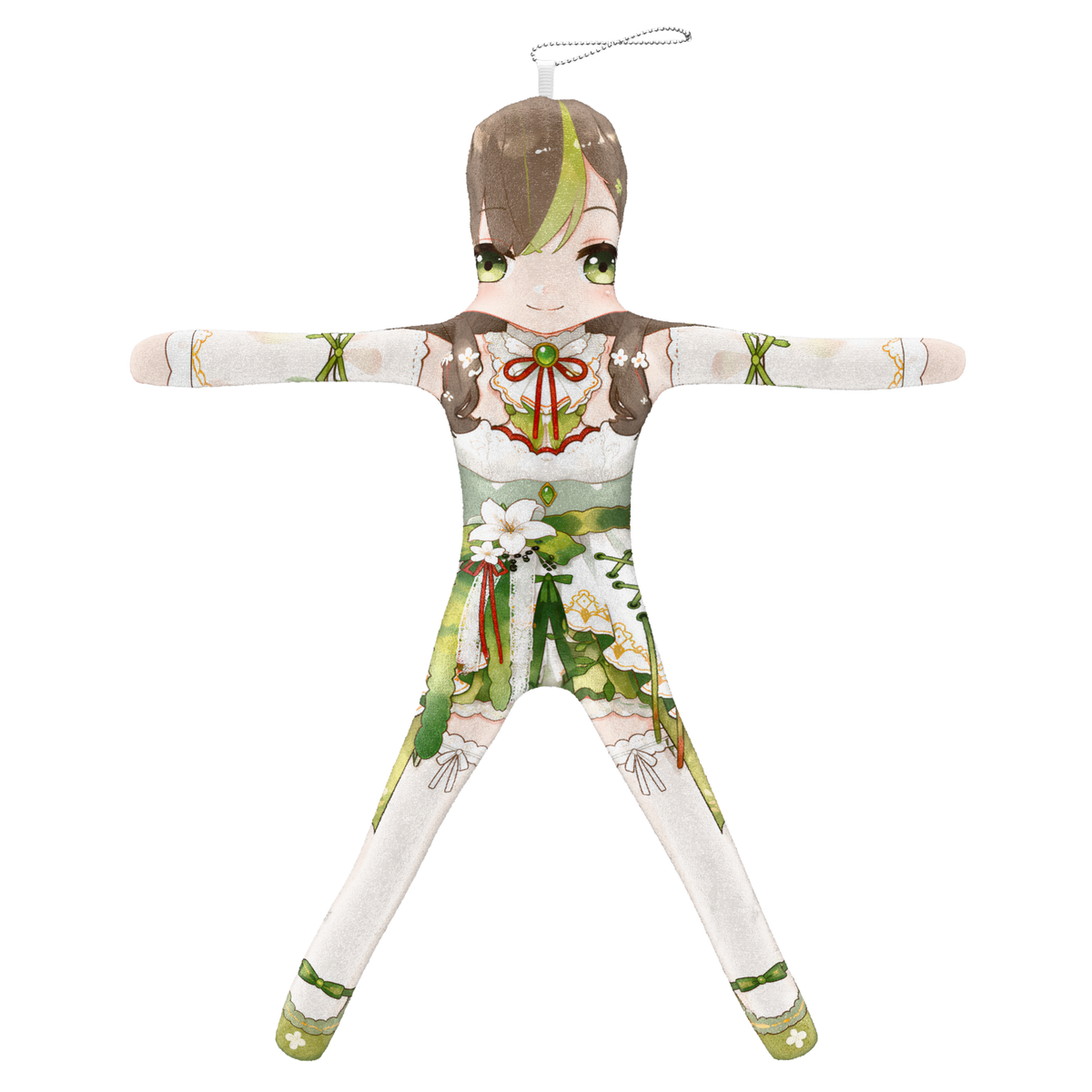 Milky Green Rat Jerky Doll