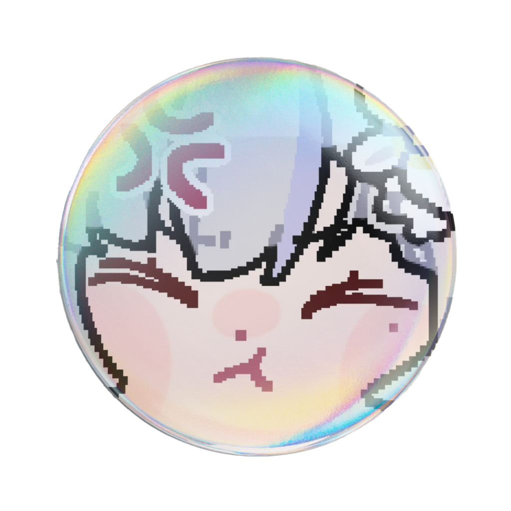 Milky Green Undead of the Night 8-Bit YBB Badge