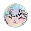Milky Green Undead of the Night 8-Bit YBB Badge