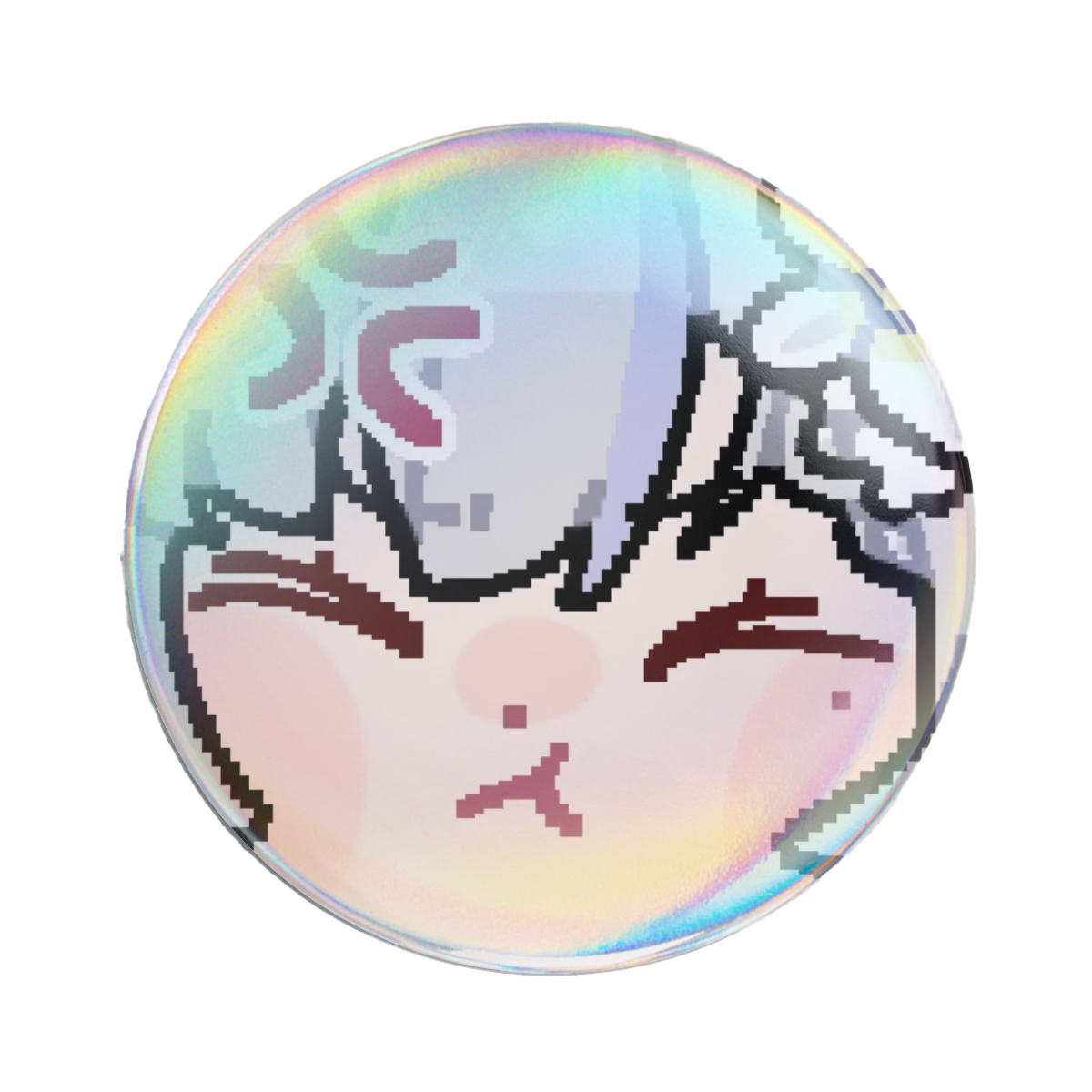 Milky Green Undead of the Night 8-Bit YBB Badge