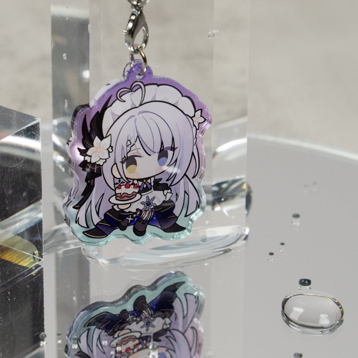 Milky Green Undead of the Night Chibi Ver. Keychain Pendant