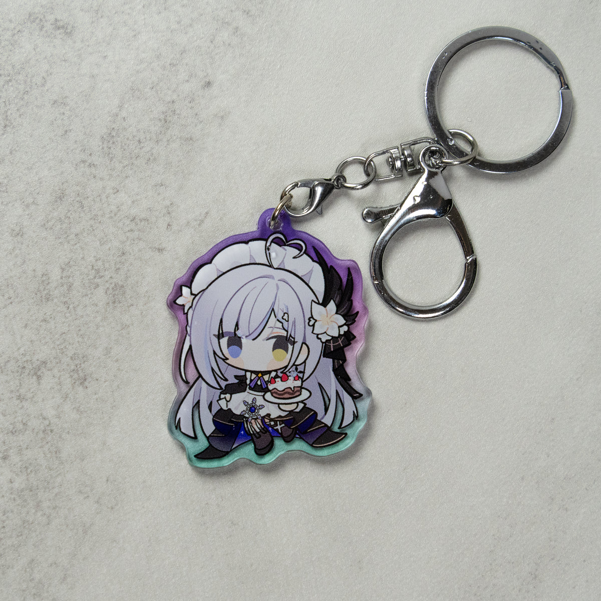 Milky Green Undead of the Night Chibi Ver. Keychain Pendant