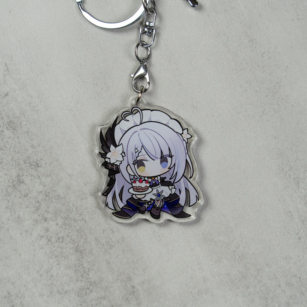 Milky Green Undead of the Night Chibi Ver. Keychain Pendant