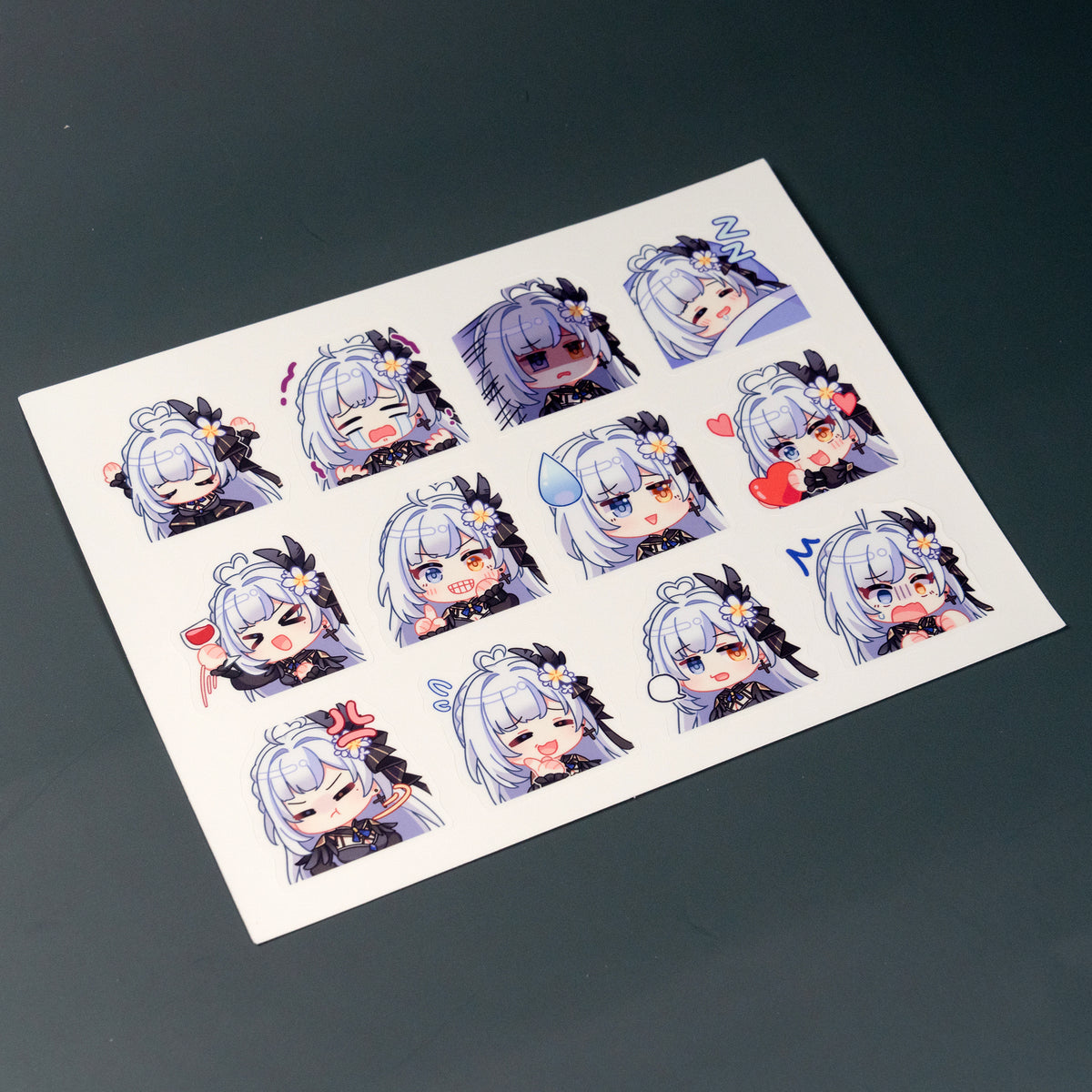 Milky Green Undead of the Night Stickers