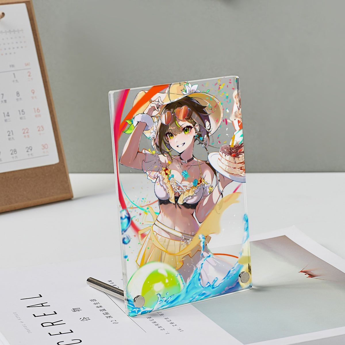 Milky Green Happy 1st Anniversary Bikini Standee