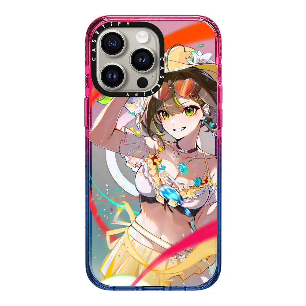 CASETiFY × Milky Green Happy 1st Anniversary iPhone Case