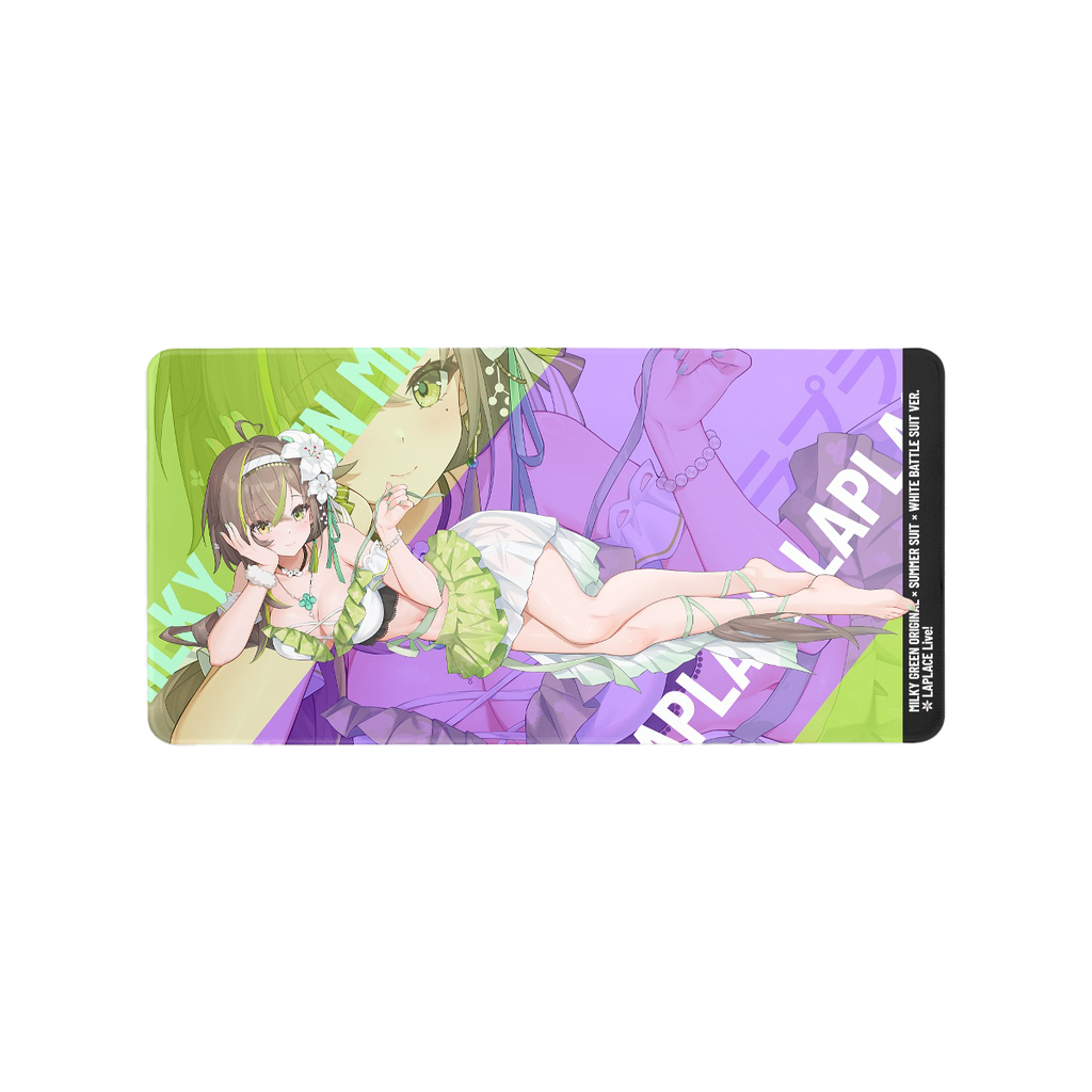 Milky Green Original × Summer Suit × White Battle Suit ver. Remix Mouse Pad