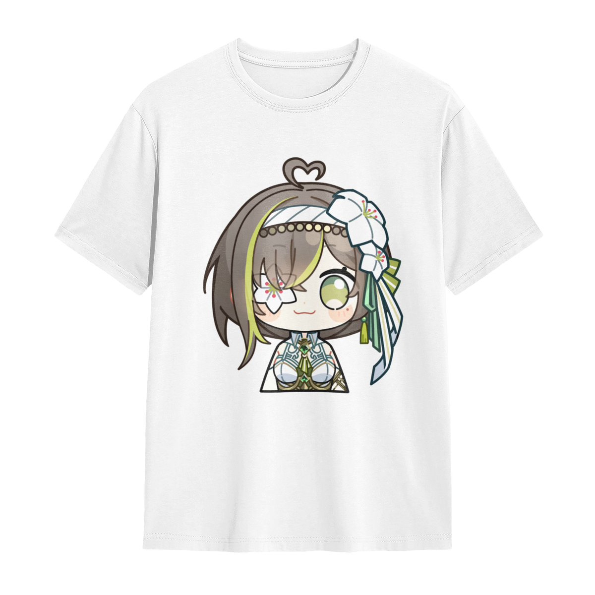 Milky Green White Battle Suit Chibi Ver. T-Shirt