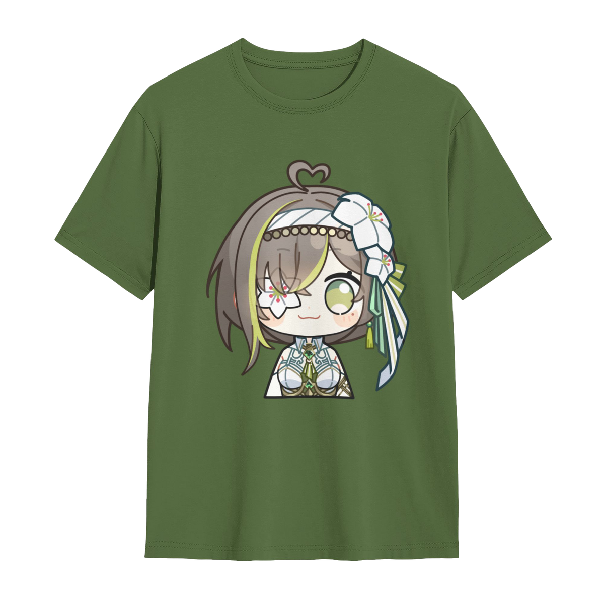 Milky Green White Battle Suit Chibi Ver. T-Shirt