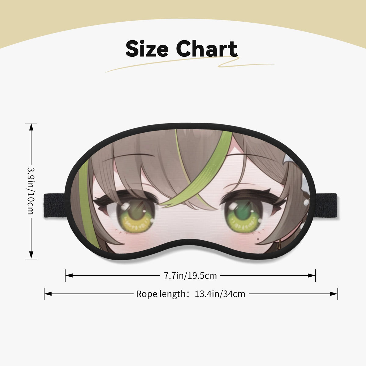 Milky Green White Battle Suit Chibi Ver. Eye Mask