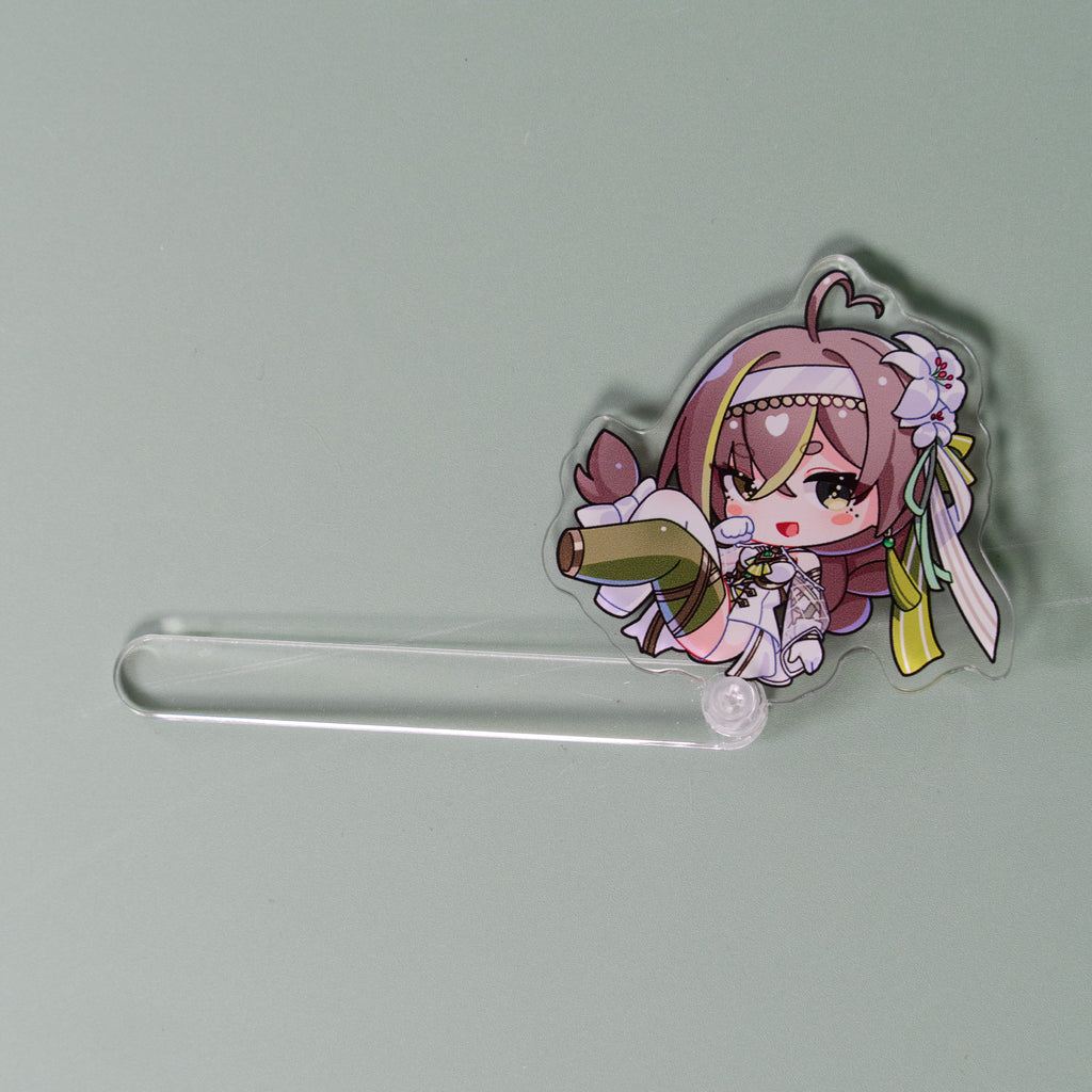 ミルキーグリーンホワイト バトルスーツ「Travel with Me」 アクリルスティック