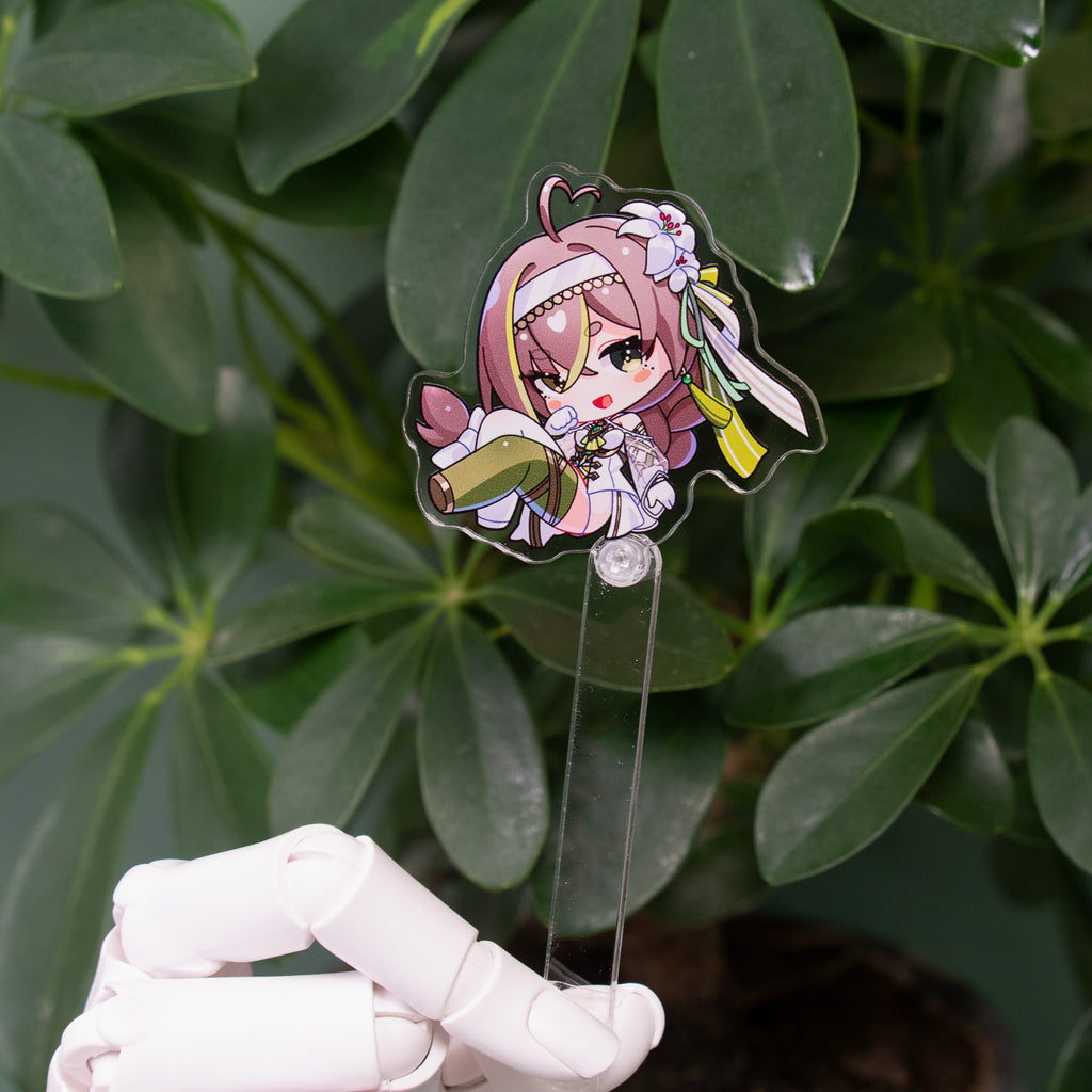 ミルキーグリーンホワイト バトルスーツ「Travel with Me」 アクリルスティック