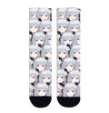 Milky Green Undead of the Night Emote Socks