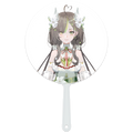 Milky Green Hand Fan