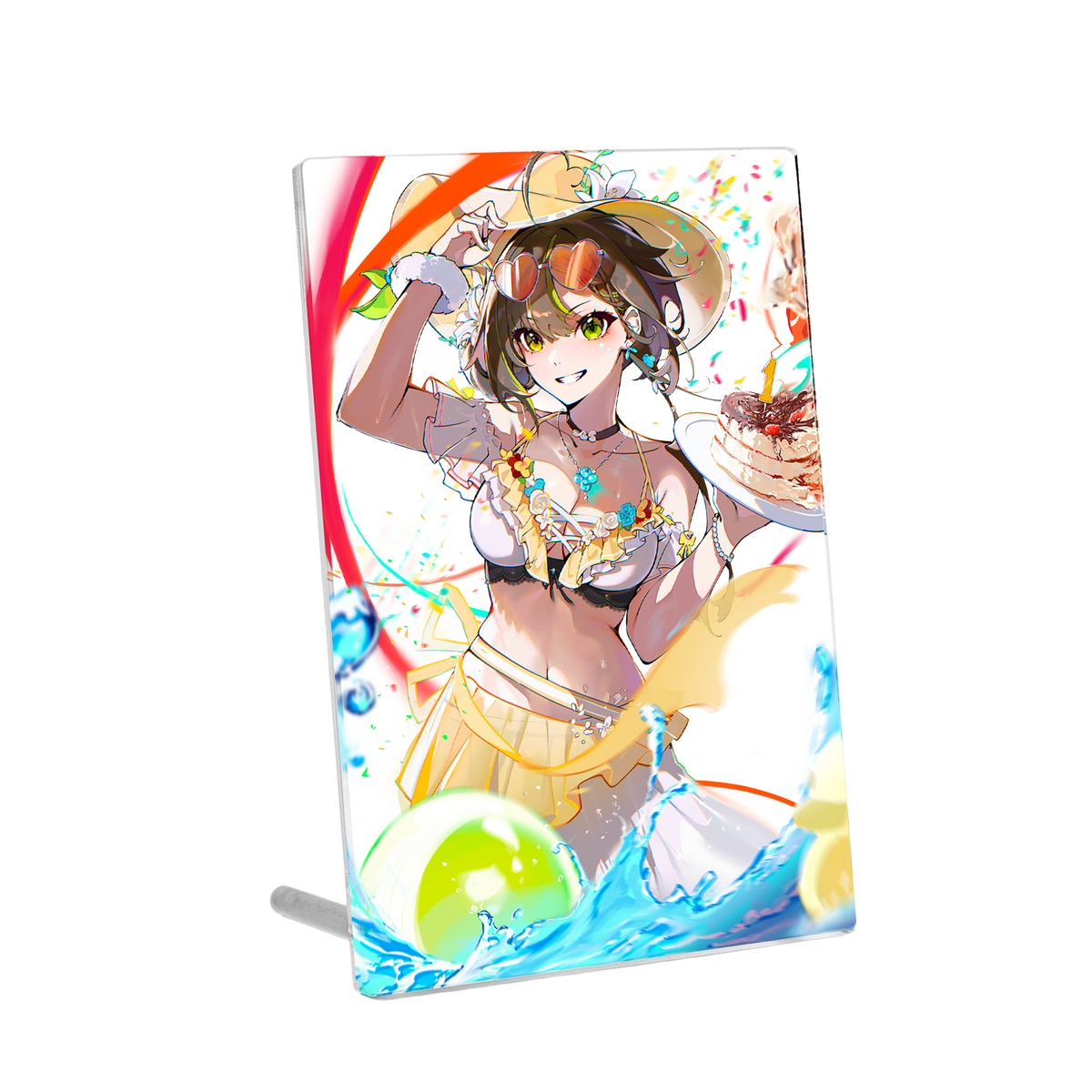 Milky Green Happy 1st Anniversary Bikini Standee
