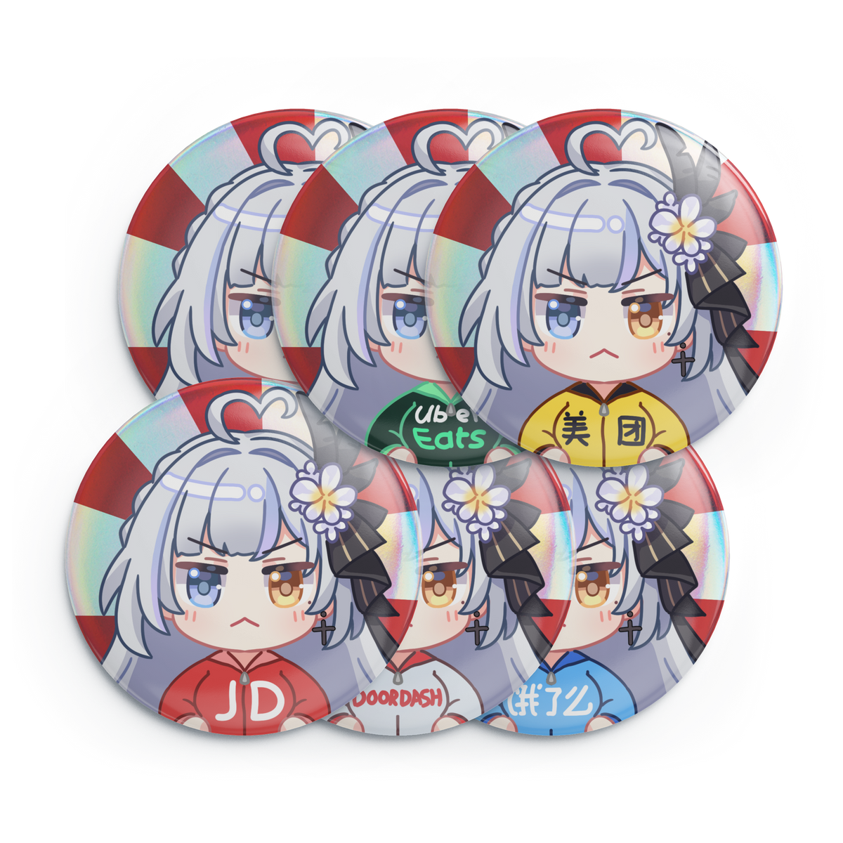 Milky Green Undead of the Night Badge - Delivery Pack